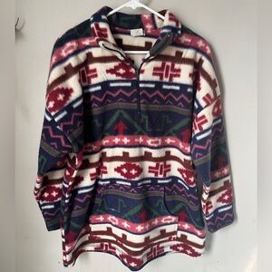 Vintage Backroad Blues Fleece Top